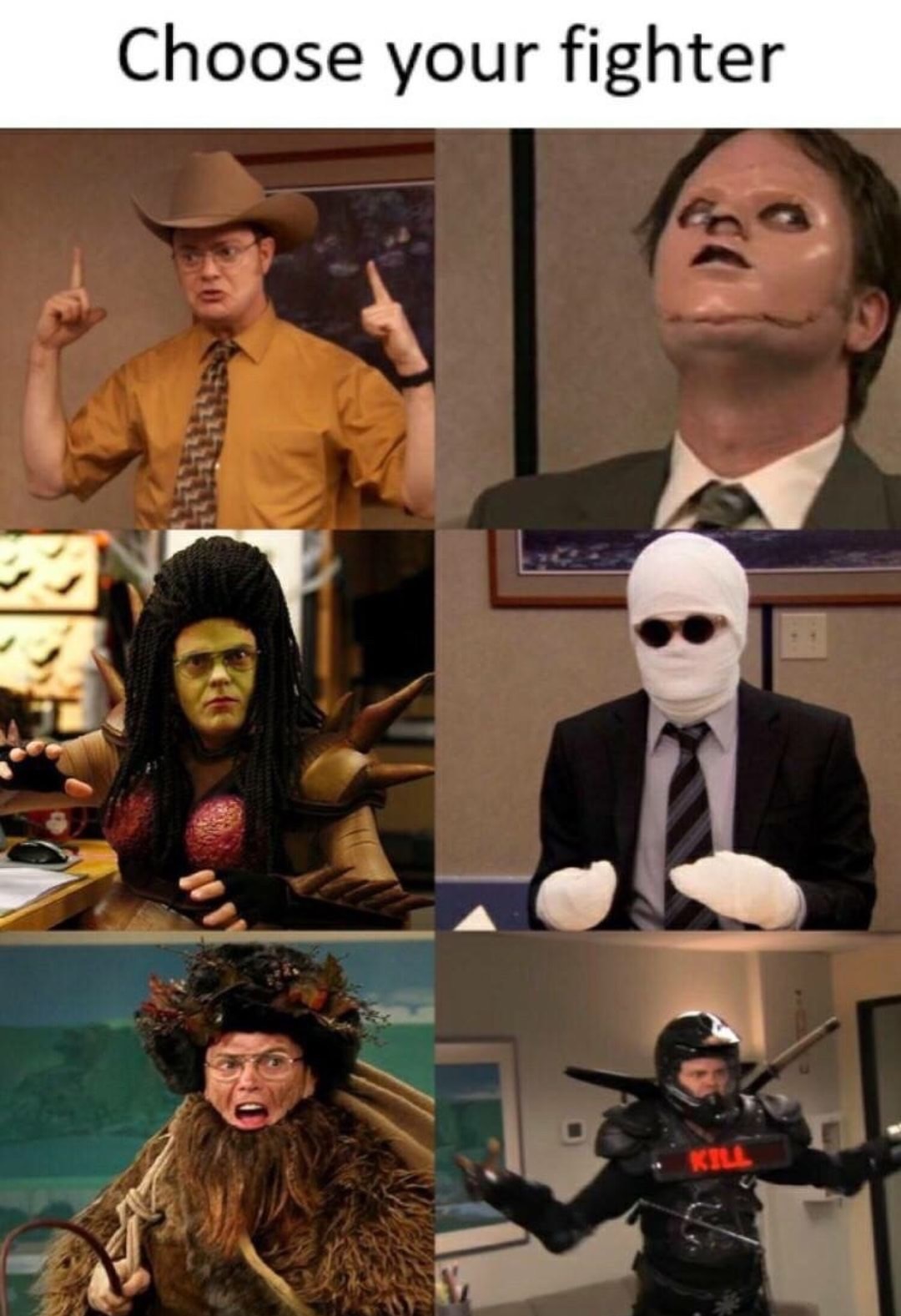 memes - choose your fighter the office - Choose your fighter