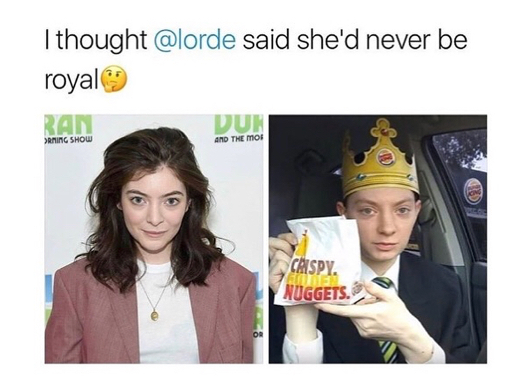 memes - reviewbrah meme - I thought said she'd never be royal Dur >Rming Show And The Mos Aspy. Nuggets.