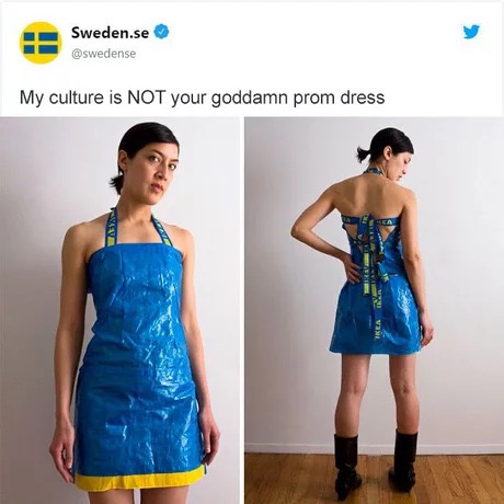 memes - my culture is not your prom dress meme - Sweden.se My culture is Not your goddamn prom dress