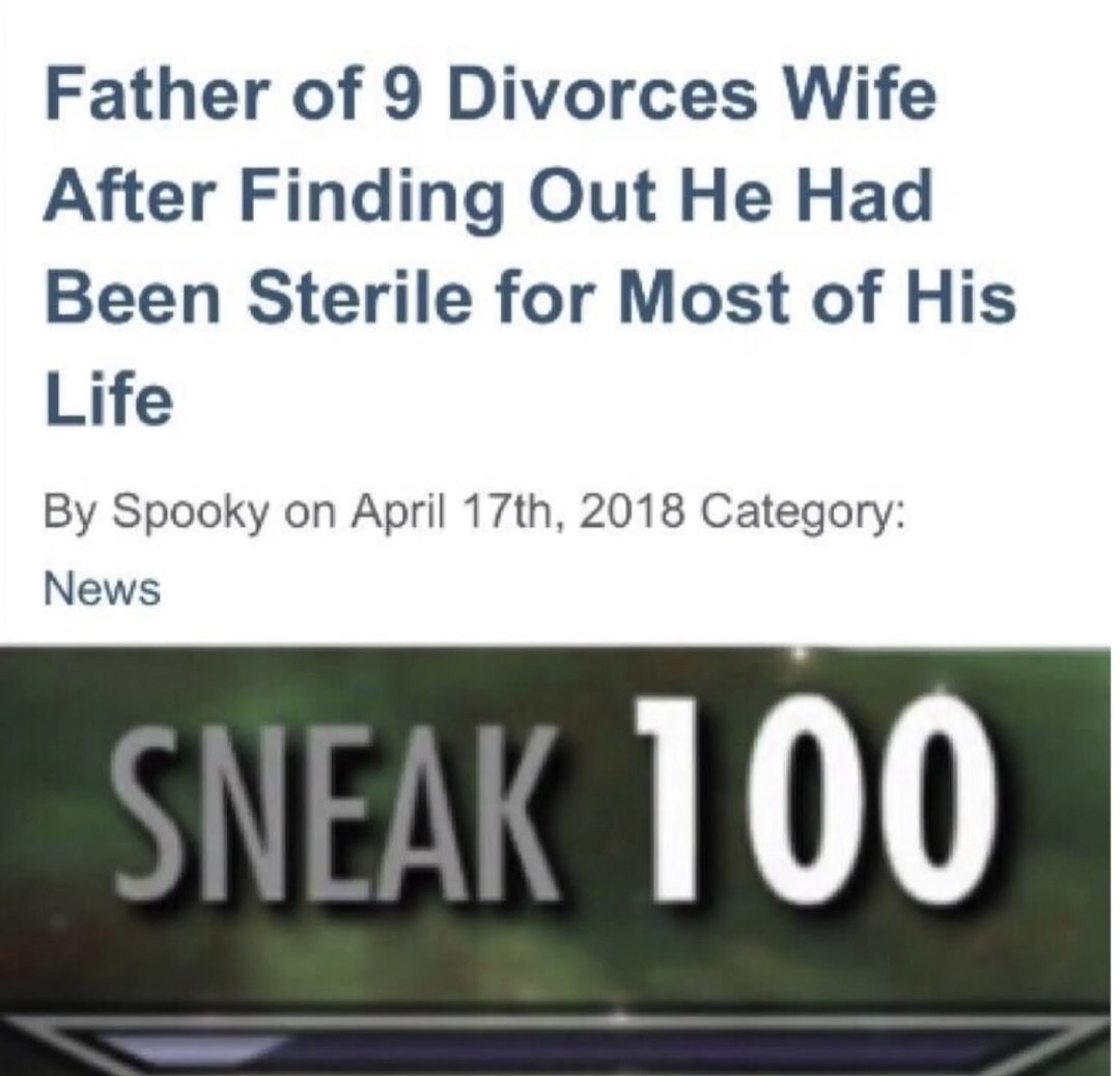 memes - vehicle registration plate - Father of 9 Divorces Wife After Finding Out He Had Been Sterile for Most of His Life By Spooky on April 17th, 2018 Category News Sneak 100