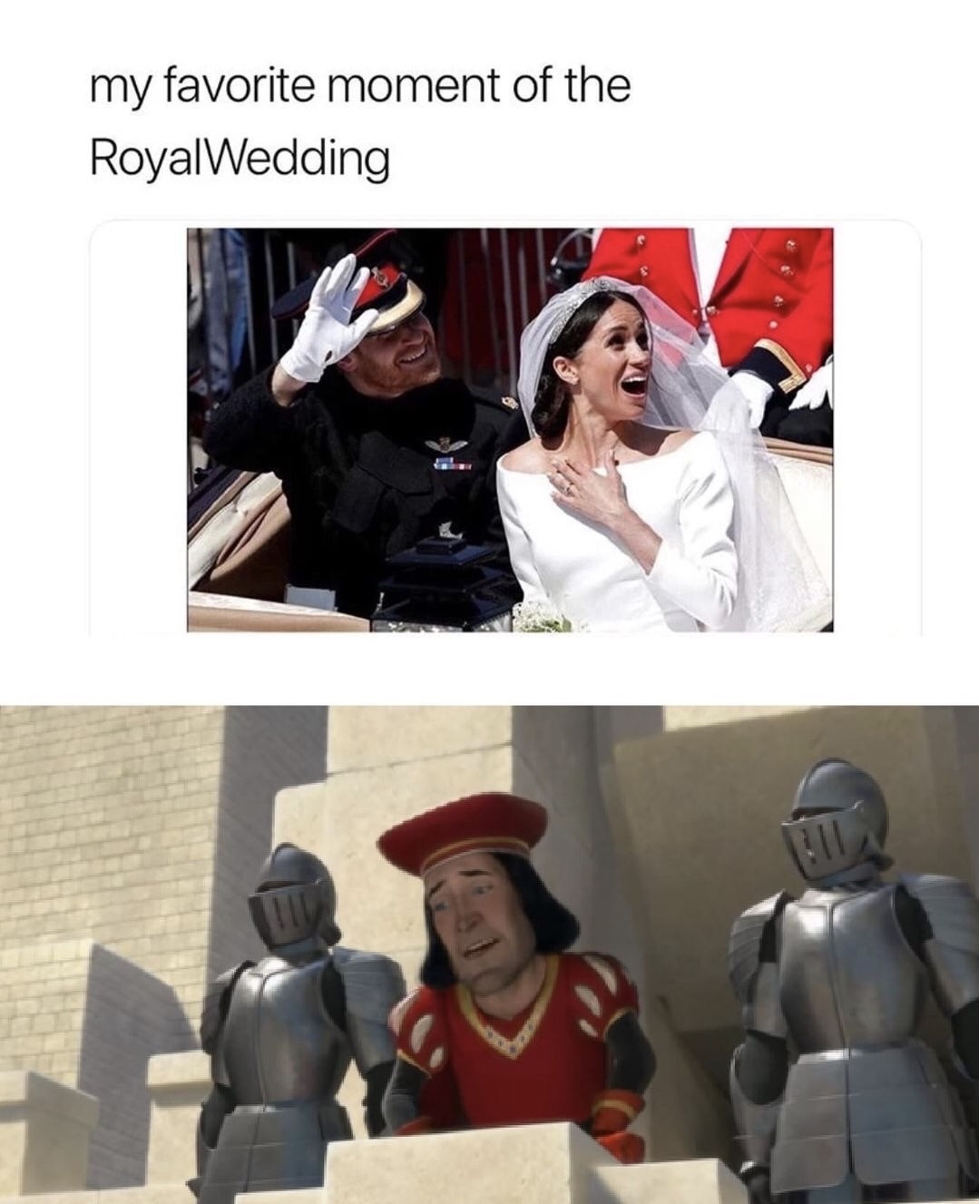 memes - lord farquaad - my favorite moment of the RoyalWedding