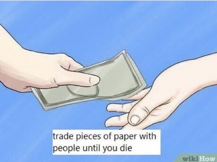 memes - trade pieces of paper with people until you die - trade pieces of paper with people until you die wiki How