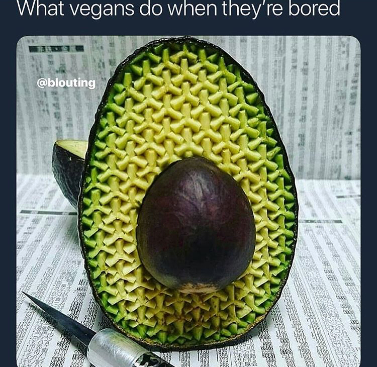 memes - What vegans do when they're bored Re Bor