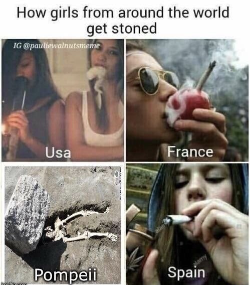 girls from around the world get stoned - How girls from around the world get stoned Ig Usa France Pompeii Spain