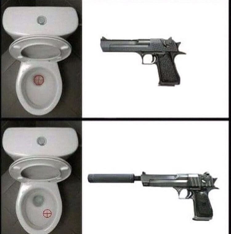 Monday meme about aiming to the toilet
