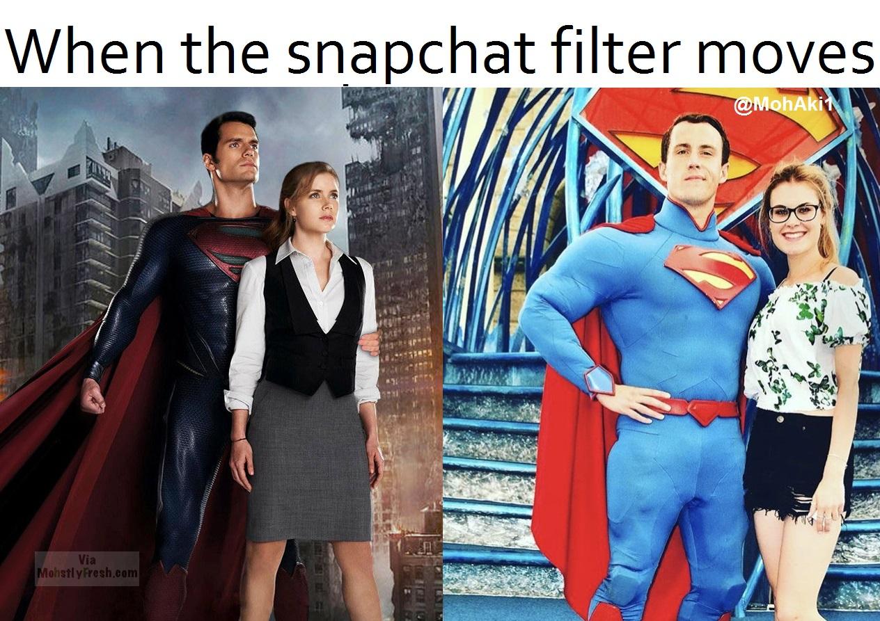 funny Monday meme about taking pics without filters