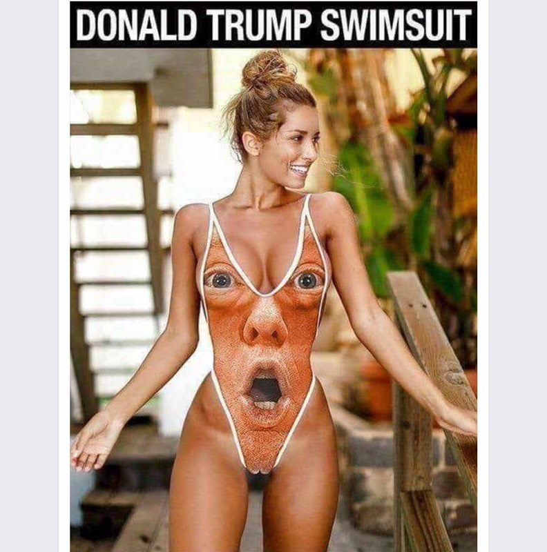 meme stream - lingerie - Donald Trump Swimsuit