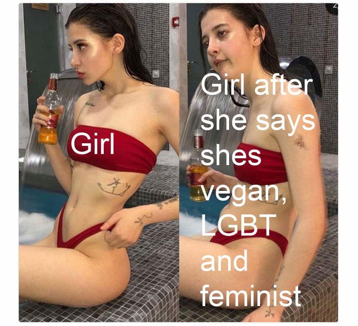 instagram vs reality girl - Girl Girl after she says shes vegan, Lgbt and feminist