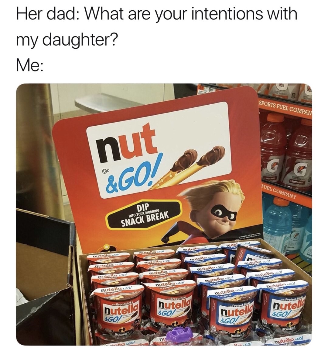 nutella nut and go - Her dad What are your intentions with my daughter? Me Sports Fuel Compan nut &Go Fuel Company Dip Into Your Morning Iack Break muito nutile nutella Alol mitelesne Detalles nutolla Go! Ngop nutolla.col Torusu Truieliaco nutella.co tuto