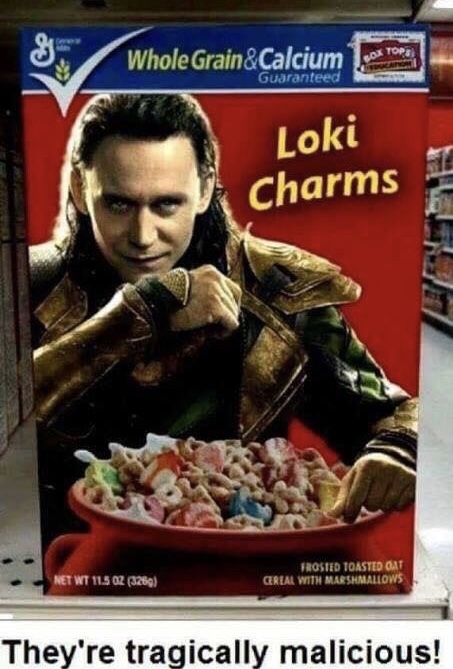 loki charms - & Whole Grain&Calcium Guaranteed Loki Charms Et Wt 115 02 3289 Frosted Toasted Oat Cereal With Marshmallows They're tragically malicious!