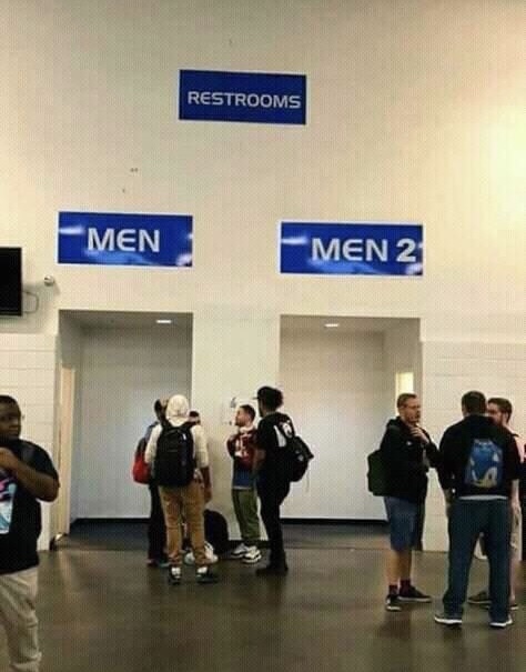 Gender - Restrooms Men Men 2