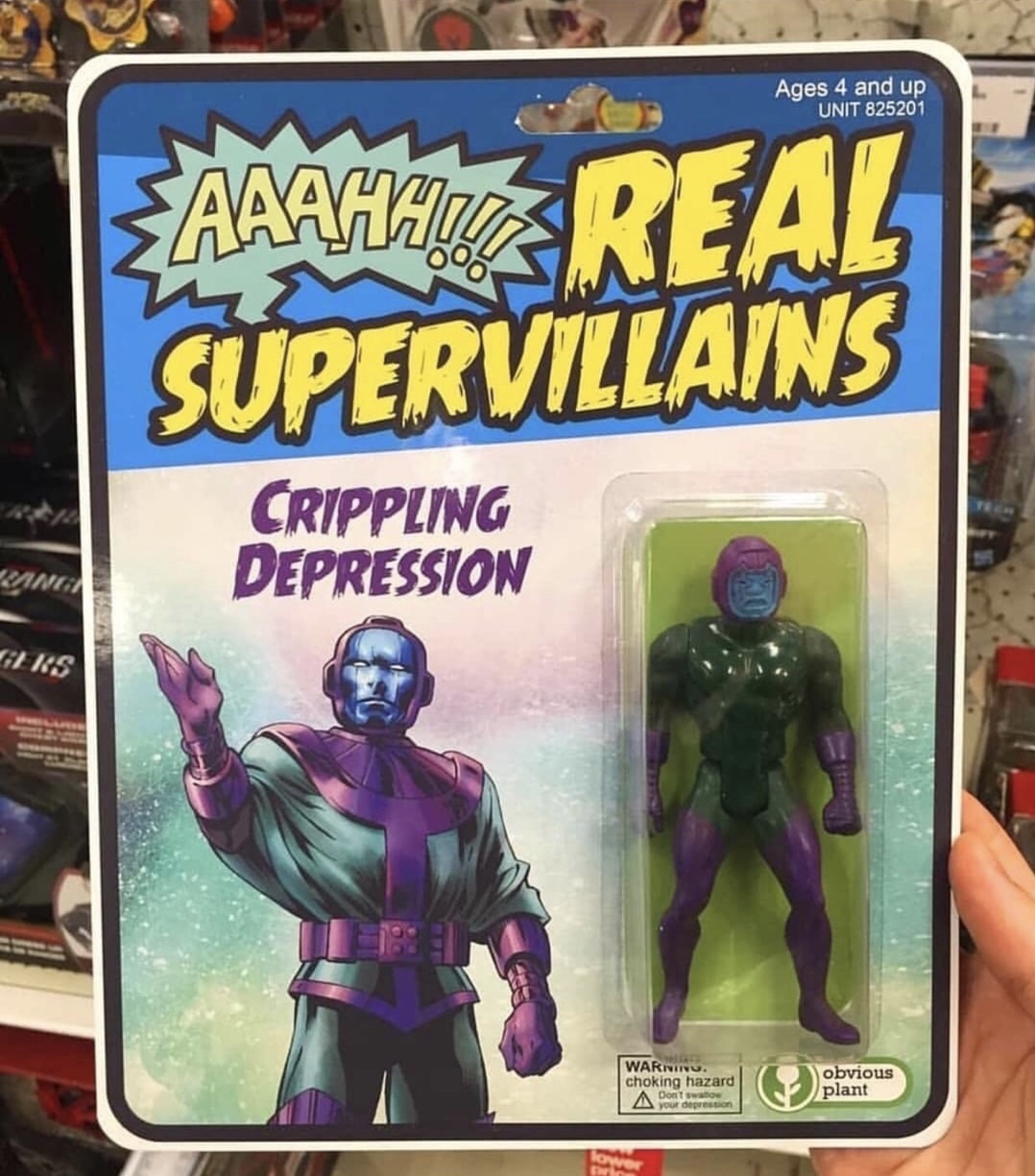 real supervillains crippling depression - Ages 4 and up Unit 825201 Eaaahhy Real Supervillains Crippling Depression Lks Warninu. choking hazard obvious plant A Dont wat your depression
