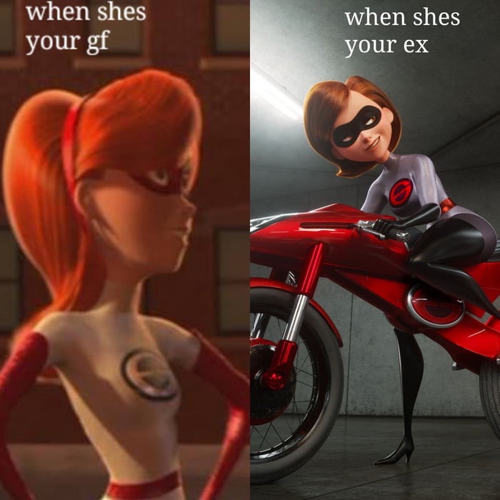 9gag elastigirl is thicc - when shes your gf when shes your ex
