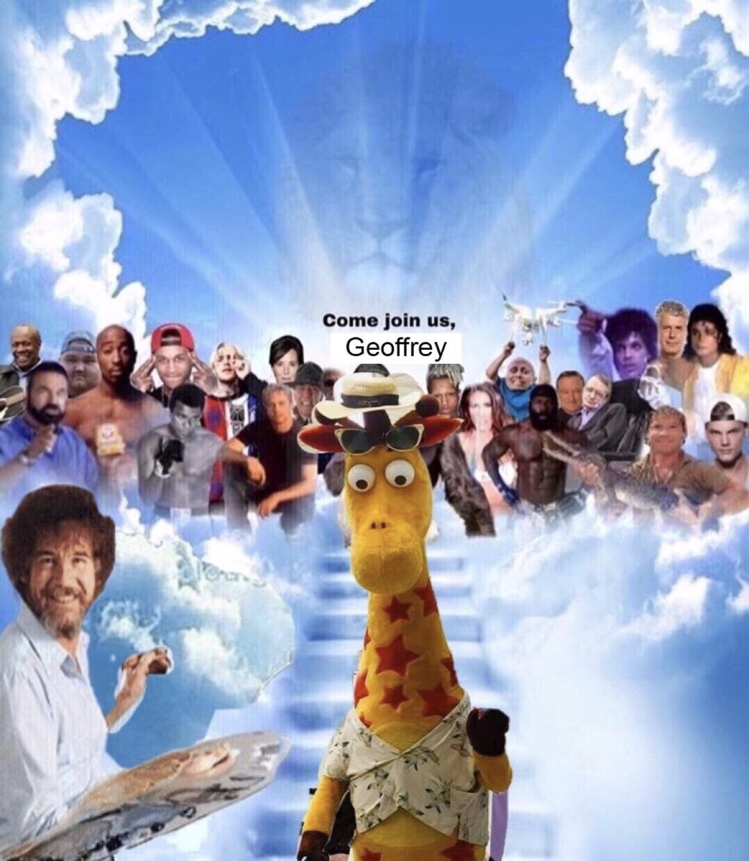 heaven meme join us - Come join us, Geoffrey