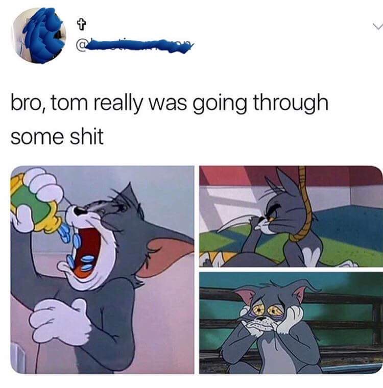 tom was going through some shit - bro, tom really was going through some shit