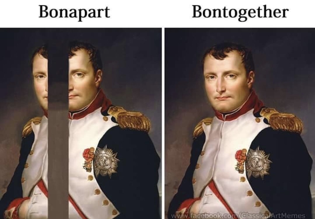 name pun on Napoleon Bonapart