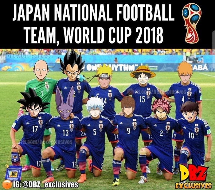 dank meme funny soccer anime - Japan National Football Team, World Cup 2018 Tusings Onlythm .CoDRZExclus4es 139 Fb.comDazo Clusives Ig exclusives Exclusives