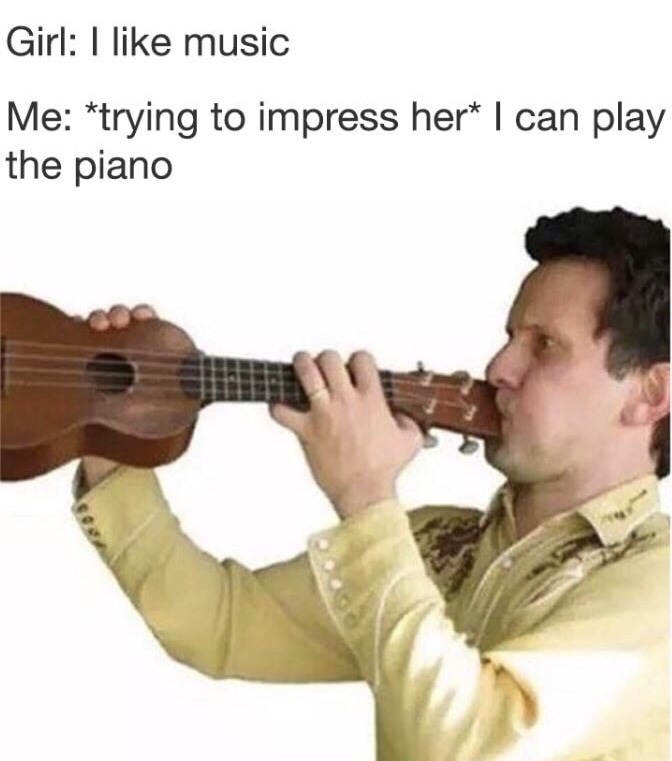 weird stock - Girl I music Me trying to impress her I can play the piano
