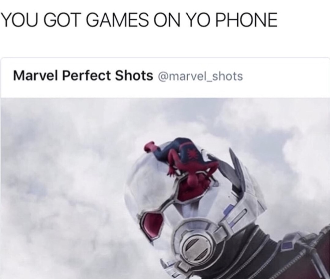 parachuting - You Got Games On Yo Phone Marvel Perfect Shots