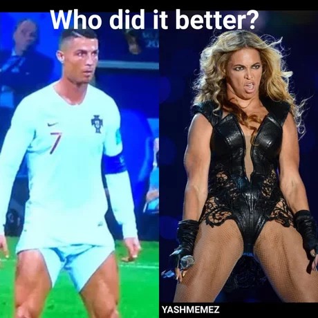 beyonce crazy look - Who did it better? Yashmemez