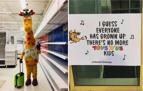 geoffrey toys r us - S I Guess S Everyone Has Grown Up There'S No More Toys'Us Kids Gprojectrugged