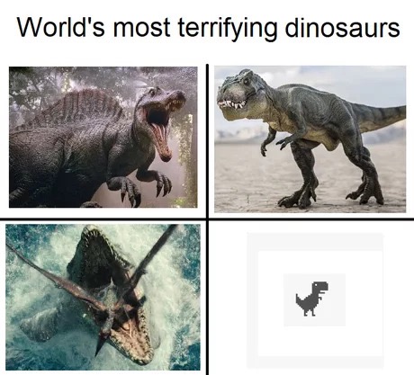 memes - dinosaur meme - World's most terrifying dinosaurs