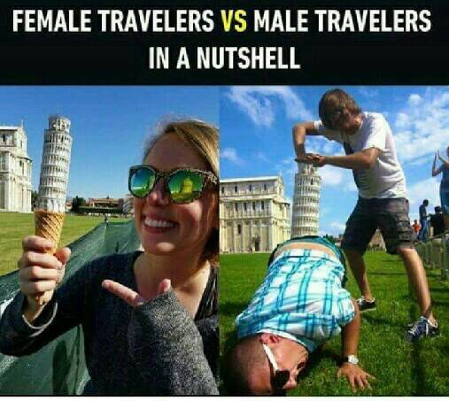 piazza dei miracoli - Female Travelers Vs Male Travelers In A Nutshell