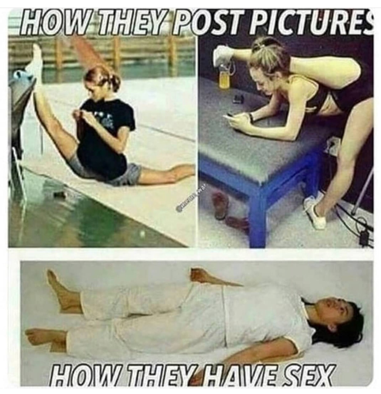 How They Post Pictures How They Have Sex