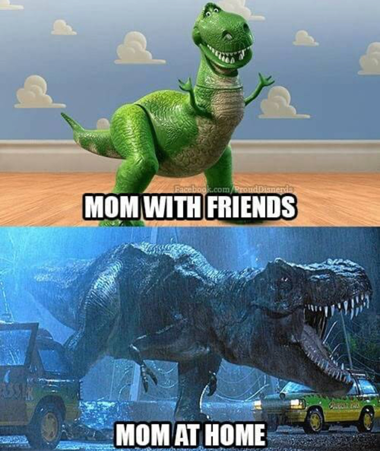 mom at home vs mom with friends - com Brod Mom With Friends Mom At Home
