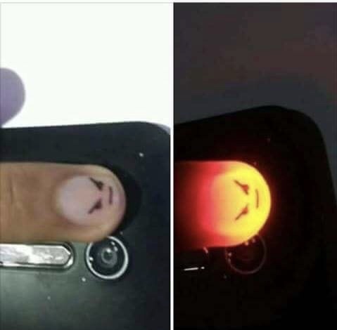 glowing finger emoji dank meme