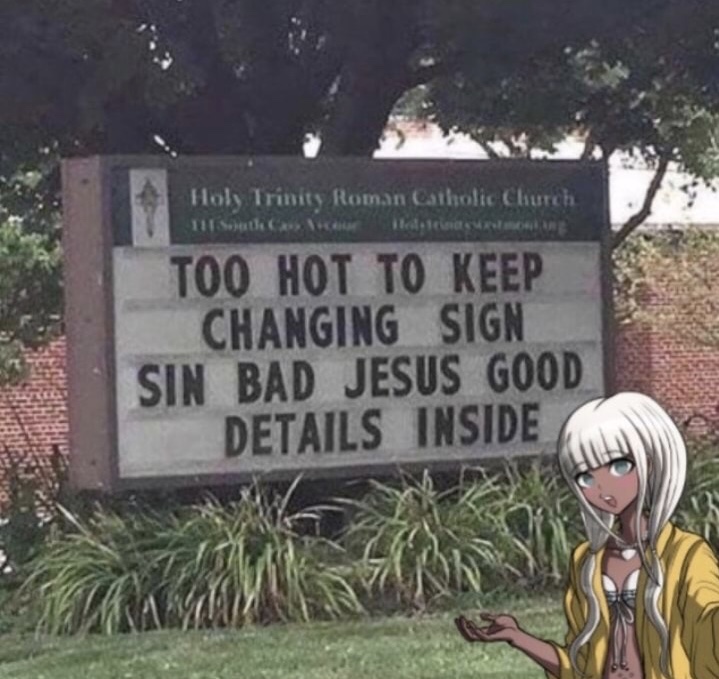 funny churche sign