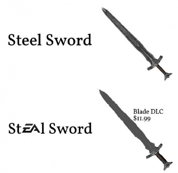 EA sword meme