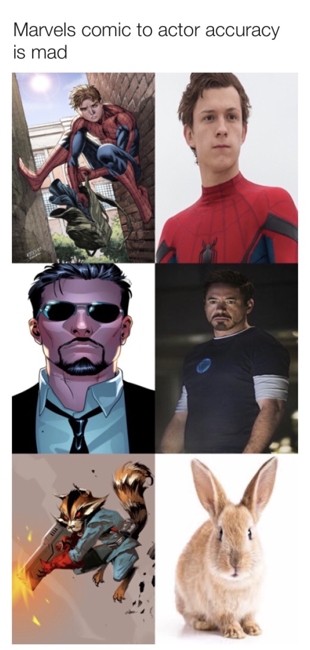 memes - marvel dank memes - Marvels comic to actor accuracy is mad