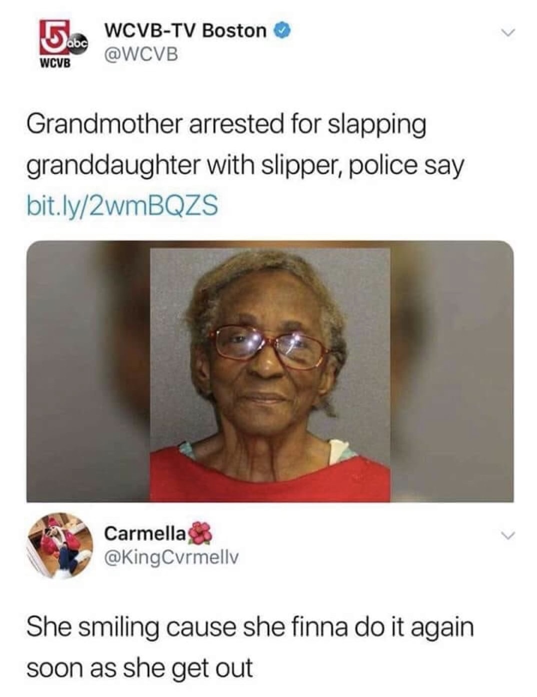 memes - meme wanna fuck - abc WcvbTv Boston Wcvb Grandmother arrested for slapping granddaughter with slipper, police say bit.ly2wmBQZS Carmella She smiling cause she finna do it again soon as she get out