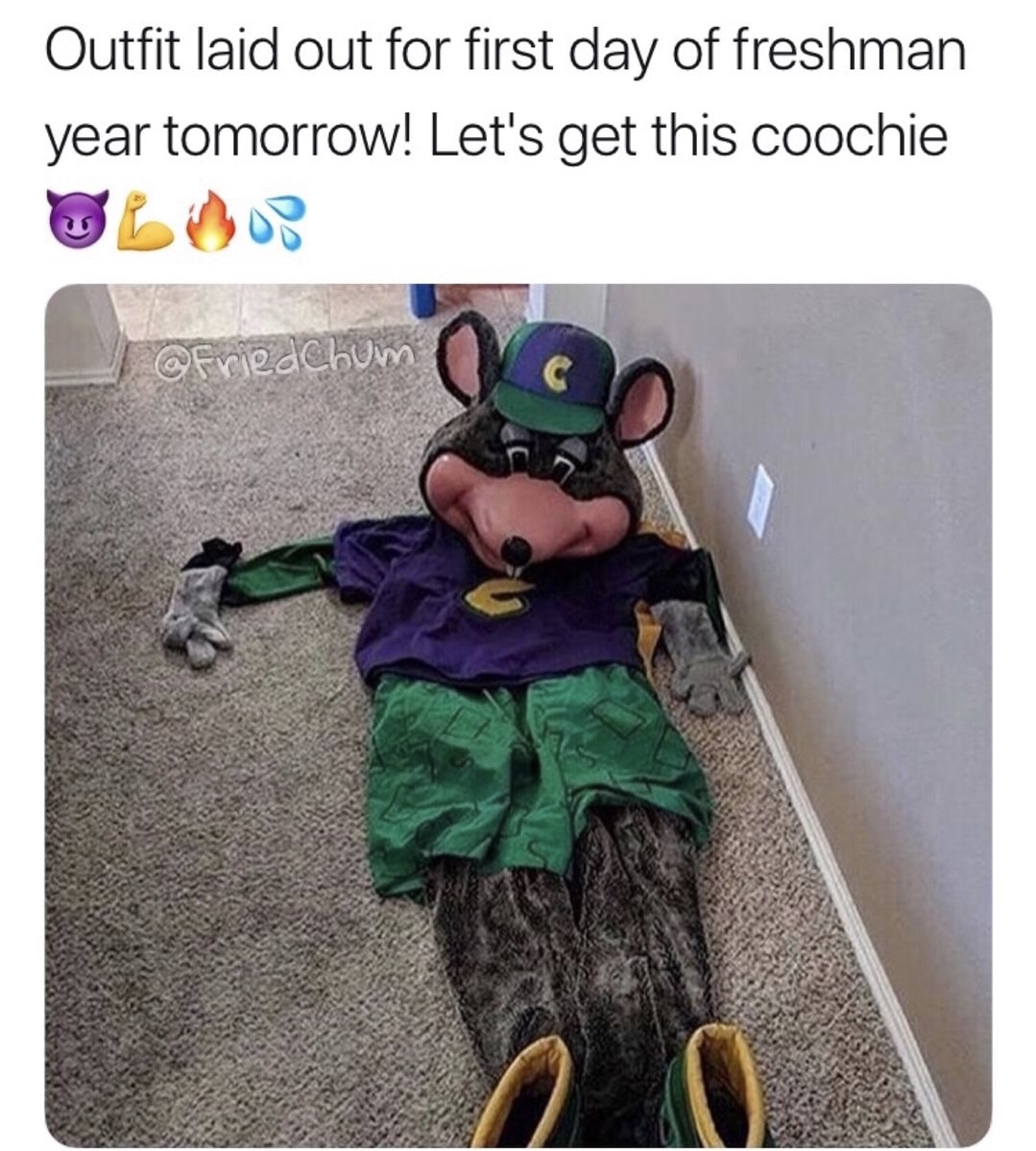 dank let's get this coochie - Outfit laid out for first day of freshman year tomorrow! Let's get this coochie Chum