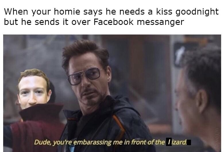 memes - eminem memes - When your homie says he needs a kiss goodnight but he sends it over Facebook messanger Dude, you're embarassing me in front of the lizard