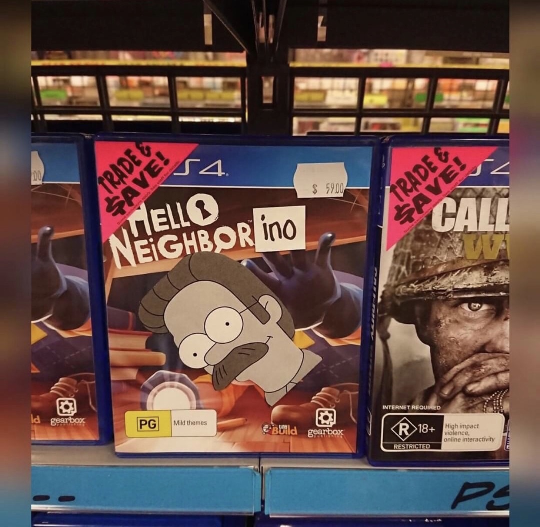 dank meme of r crappy off brand - $ 59.00 Trade 8 Trade Save! Cali Naiello Neighbor Ino Internet Required ld gearbox Pg Mild themes e Bulld gearbox R 18 3 High impact violence, online interactivity Restricted