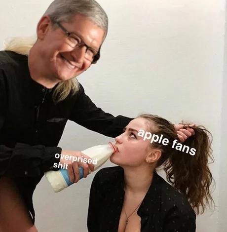 memes - milk bottle lesbian porn - apple fans overprised Shit