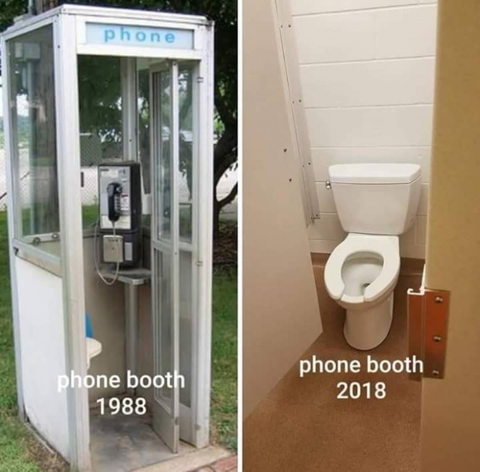 memes - phone booth meme - phone phone booth 1988 phone booth 2018