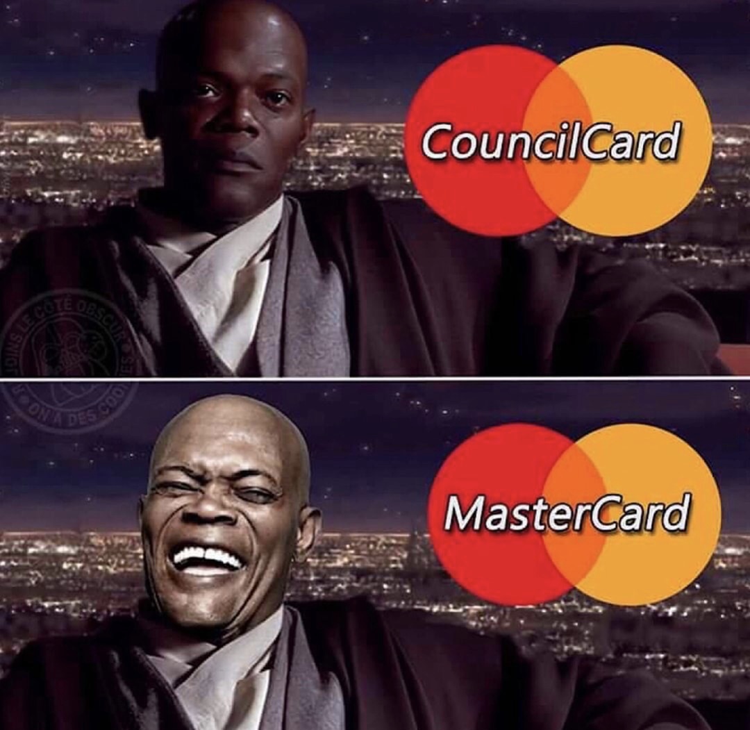 council card vs master card