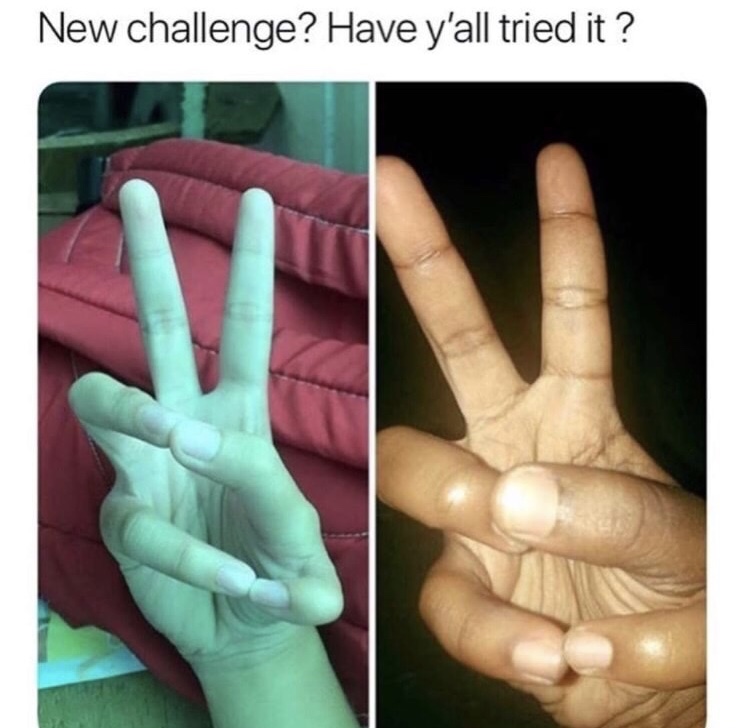 memes - 6 fingers - New challenge? Have y'all tried it ?