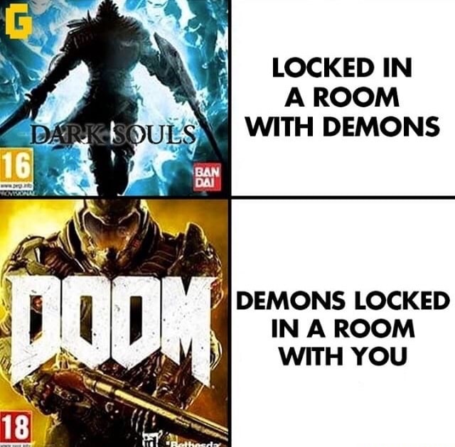 doom 4 xbox one - Locked In A Room With Demons Dark Souls 16 Ban Dat Demons Locked In A Room With You 18 hned