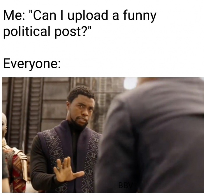 memes - web developer memes - Me "Can I upload a funny political post?" Everyone Bbs
