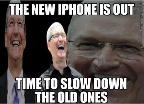 memes - tim cook memes - The New Iphone Is Out MemeCenter Time To Slow Down The Old Ones