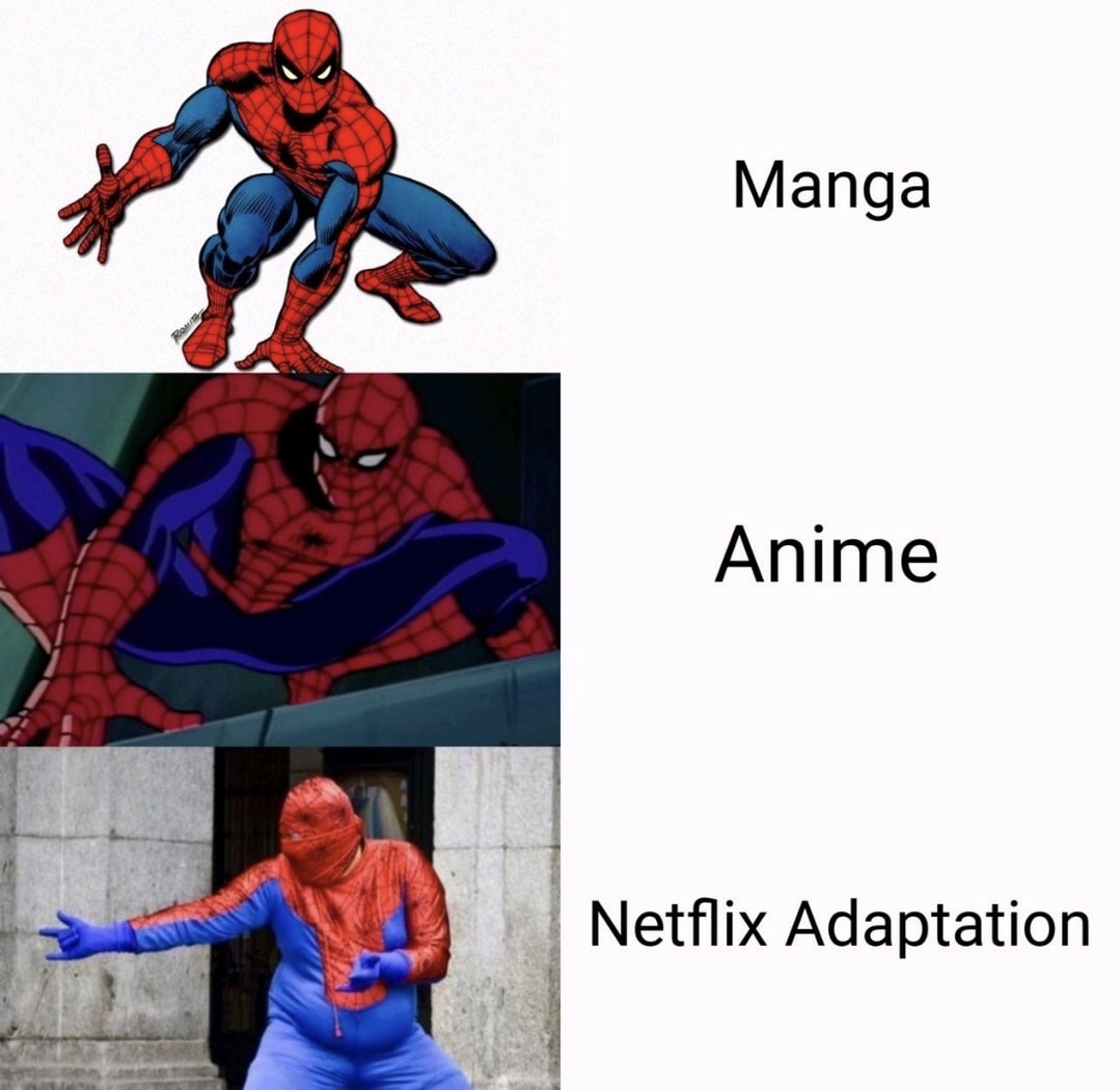memes - version netflix meme - Manga Anime Netflix Adaptation