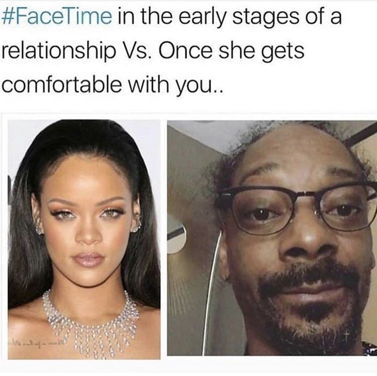 funnyhoodvidz instagram - in the early stages of a relationship Vs. Once she gets comfortable with you..