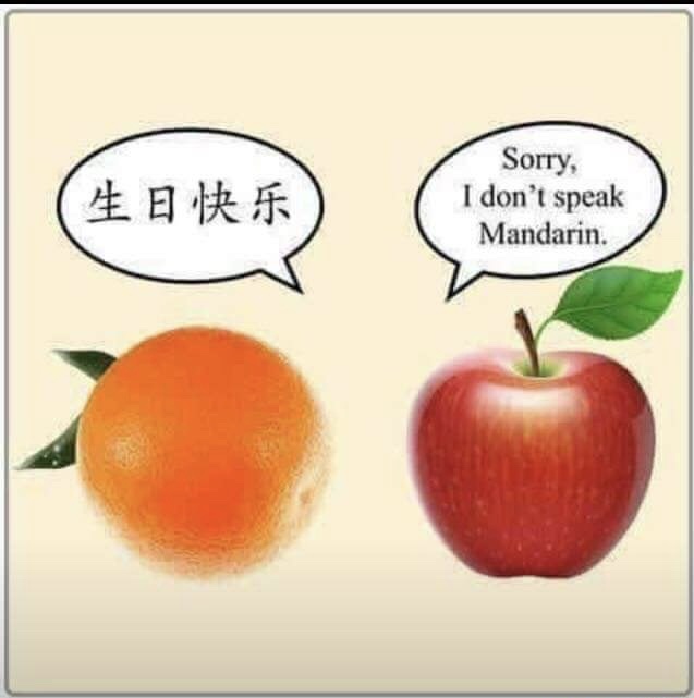 mandarin puns - Sorry, I don't speak Mandarin