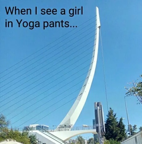 landmark - When I see a girl in Yoga pants...