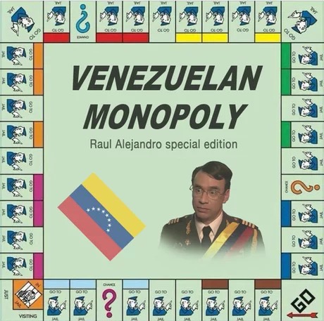 venezuela jail monopoly - Venezuelan Monopoly Raul Alejandro special edition Visiting