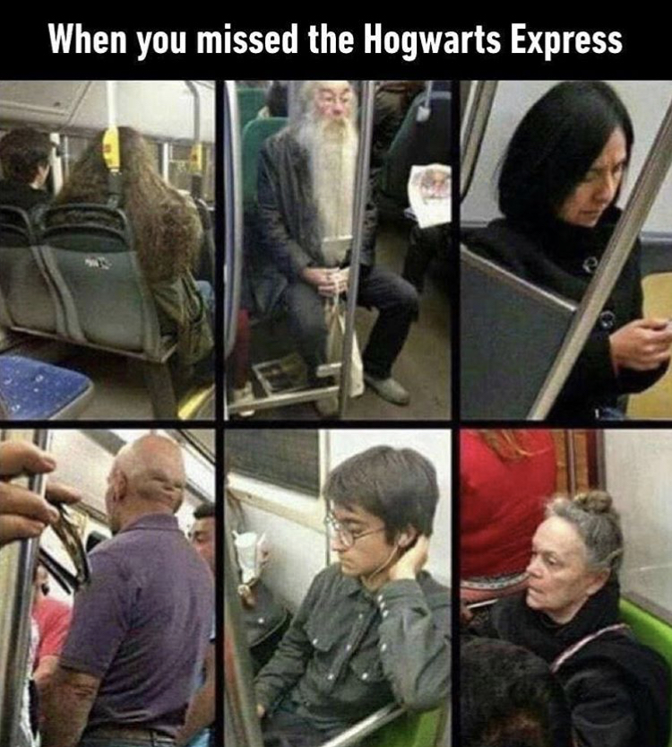 harry potter memes - When you missed the Hogwarts Express